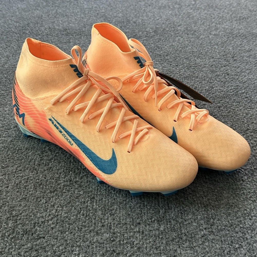 Nike Mercurial Shoes Mens 7.5 Orange Dynamic Fit Soccer Cleats FQ8293-801